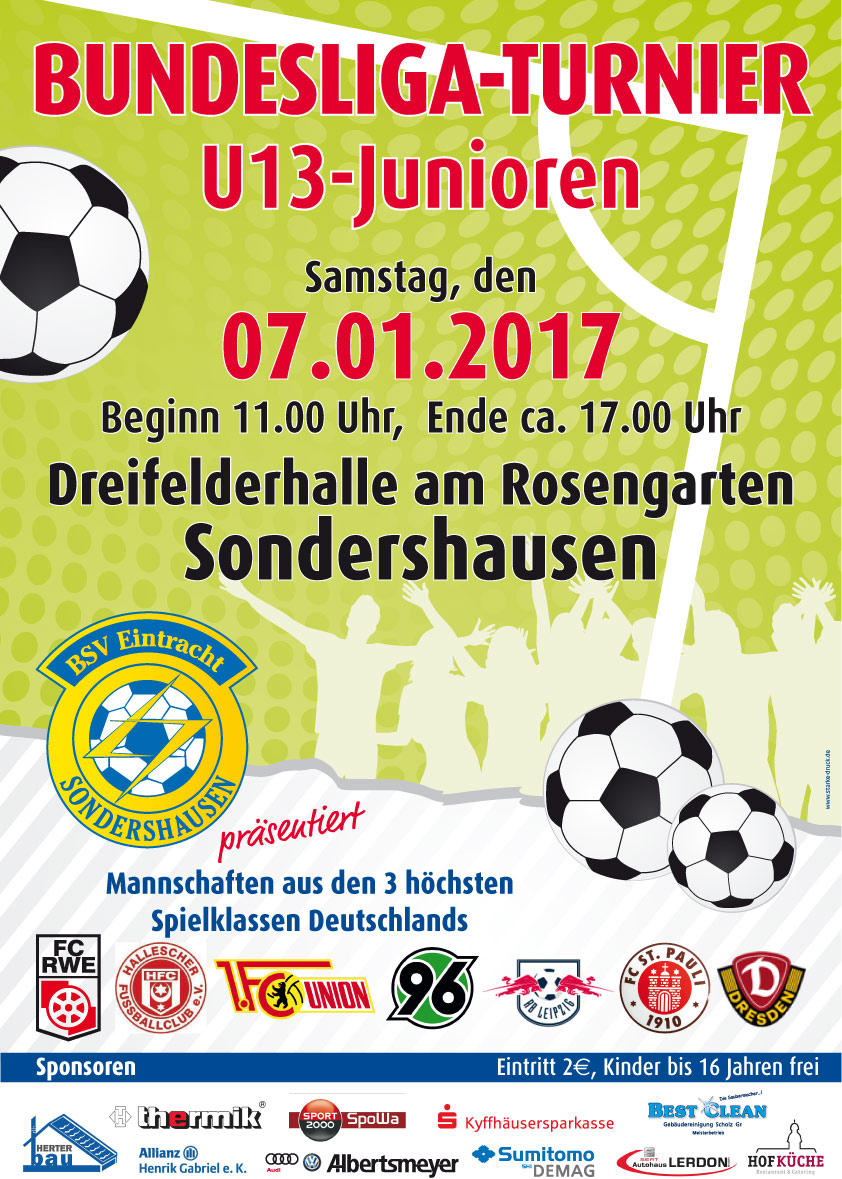 Allianz Cup, Turnierplakat