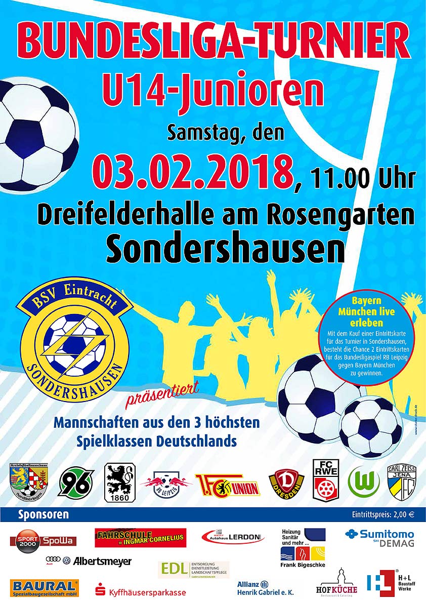 Allianz Cup, Turnierplakat